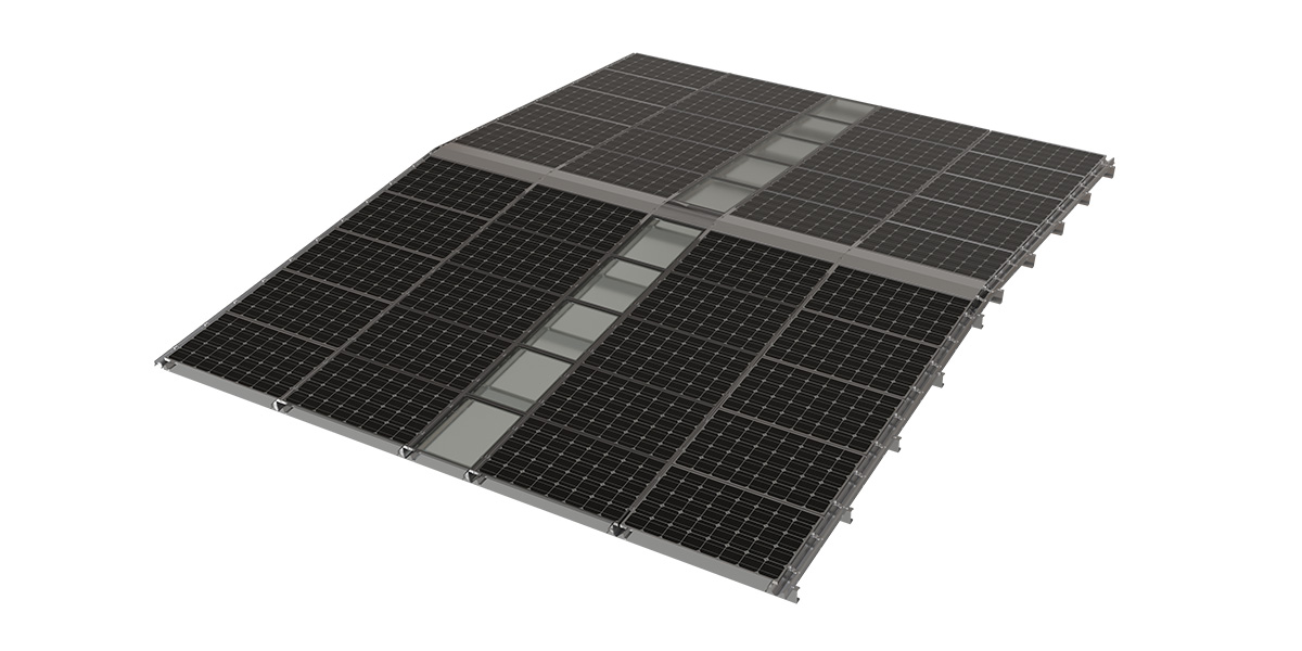 Крепление на крышу BIPV