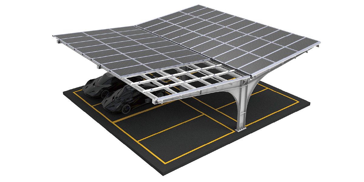 Солнечный навес для машины