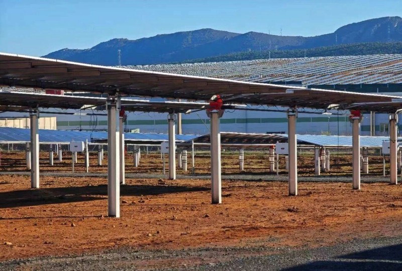 The Puertollano Integrated Microgrid Project in Spain Arctech Outdoor Wind Farm Test Base