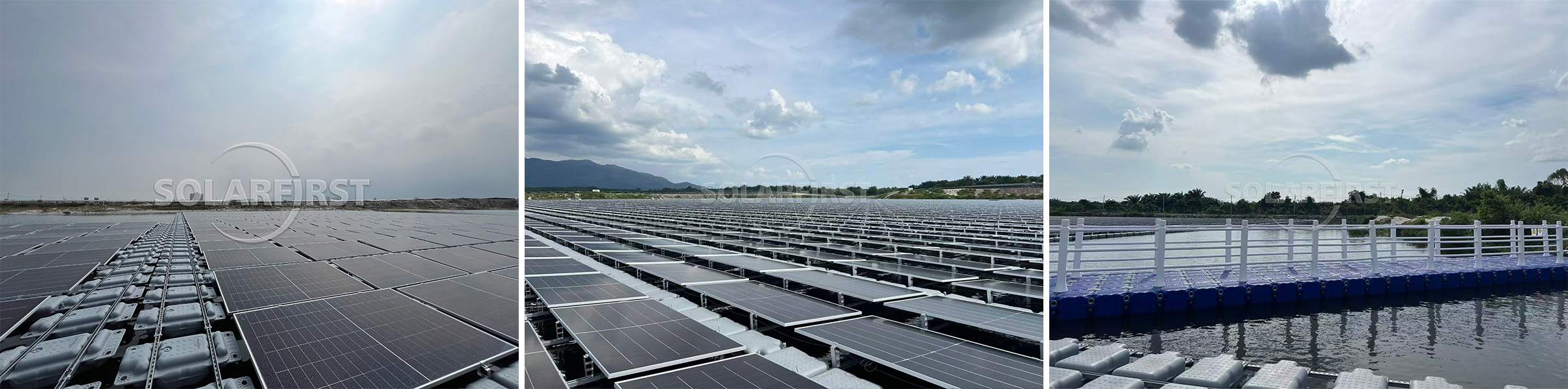 15.6MWp Floating Photovoltaic Power Station Project in Malaysia #Floating PV Mounting Structure