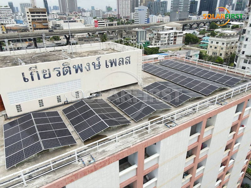 #113KWp Concrete Roof Mount in Thailand